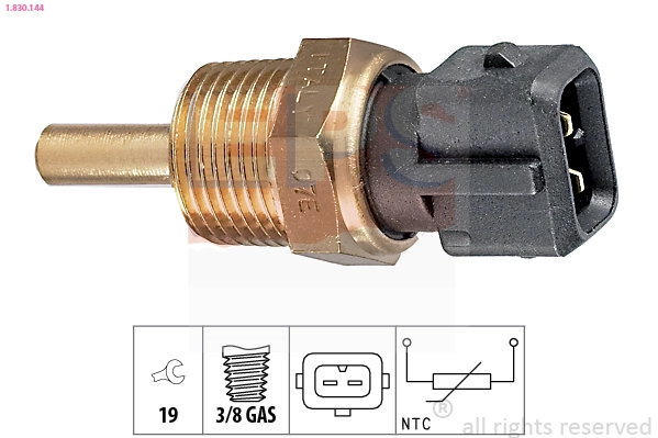 Sensor, oil temperature