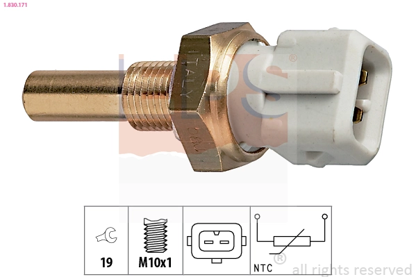 Sensor, coolant temperature
