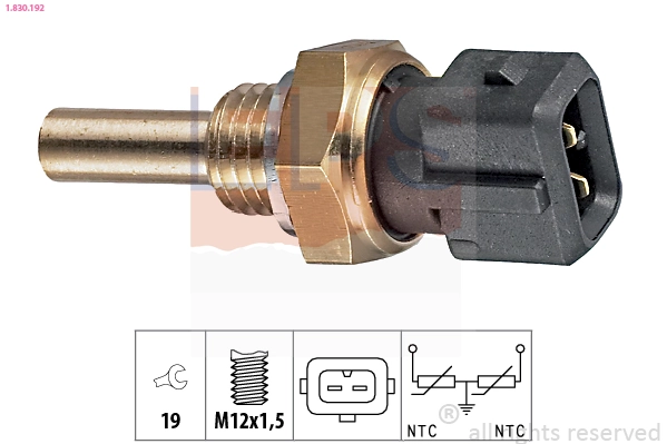 Sensor, coolant temperature