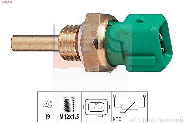 Sensor, coolant temperature