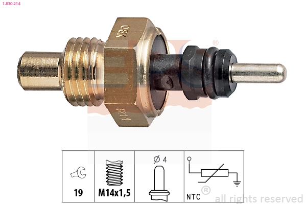 Sensor, coolant temperature