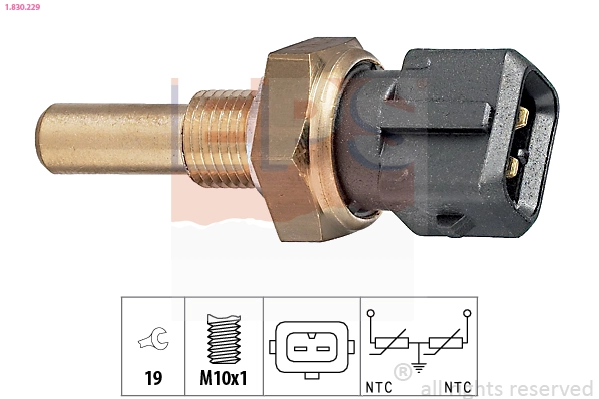 Sensor, coolant temperature