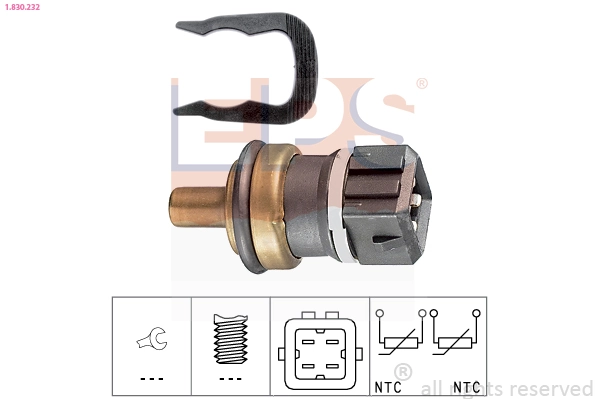 Sensor, coolant temperature