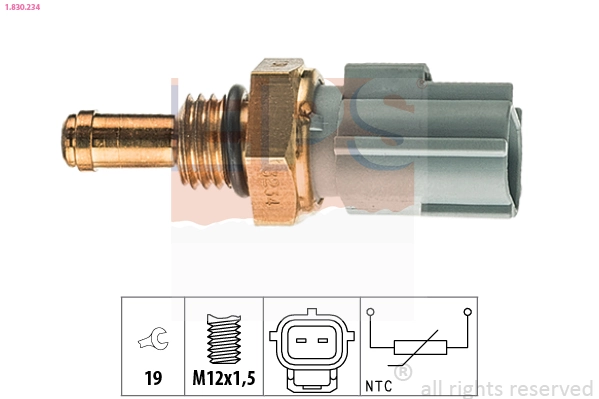 Sensor, coolant temperature