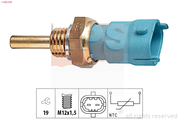Sensor, oil temperature