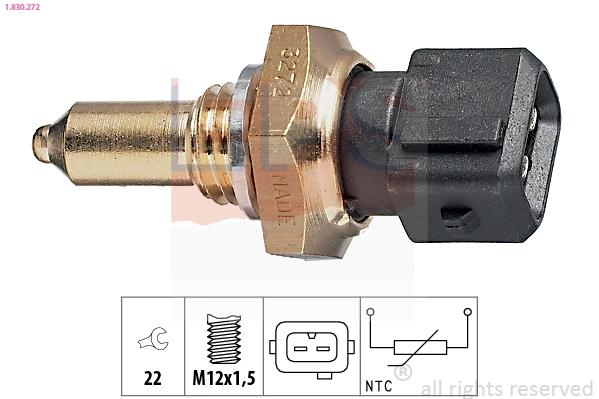 Sensor, oil temperature