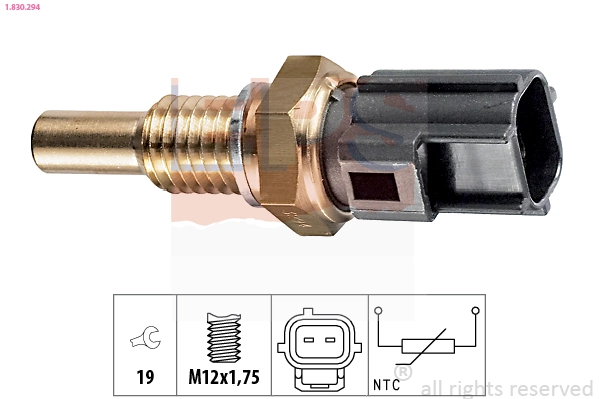 Sensor, coolant temperature