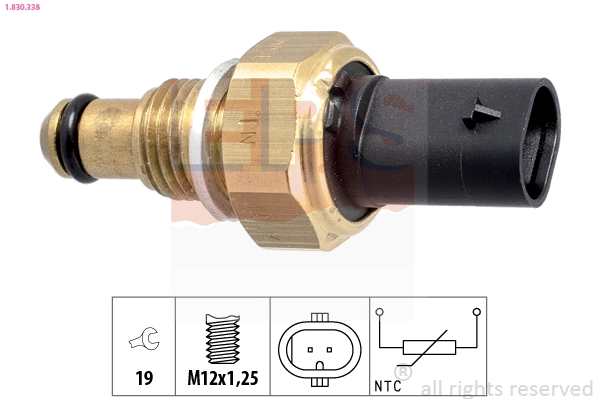 Sensor, fuel temperature