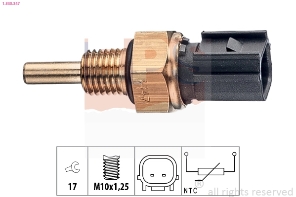 Sensor, coolant temperature