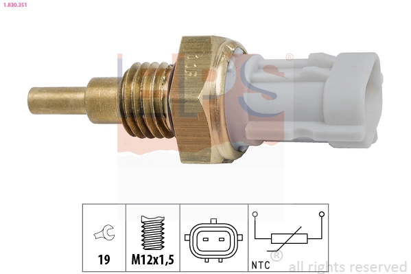 Sensor, oil temperature