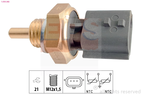 Sensor, coolant temperature