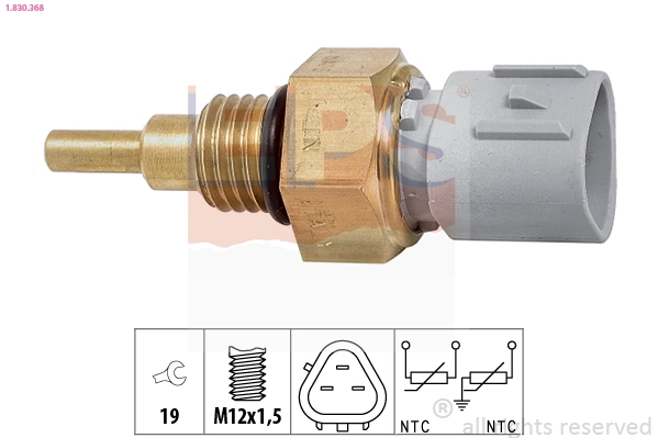 Sensor, coolant temperature