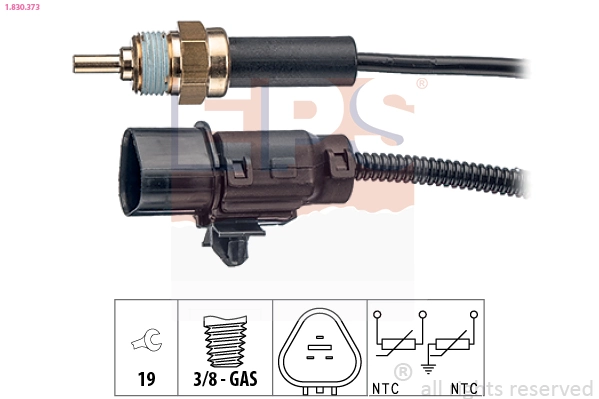 Sensor, coolant temperature