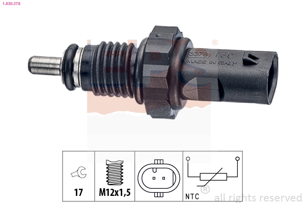 Sensor, oil temperature