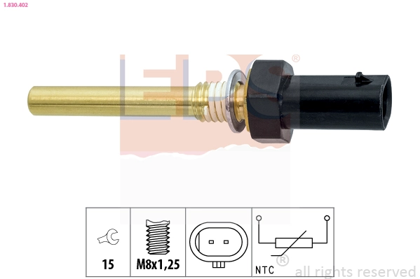 Sensor, oil temperature
