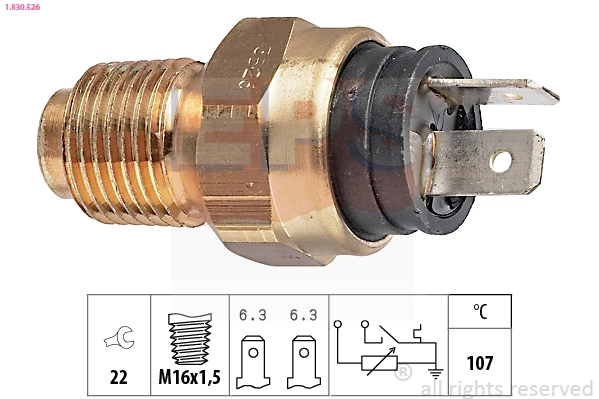 Sensor, coolant temperature