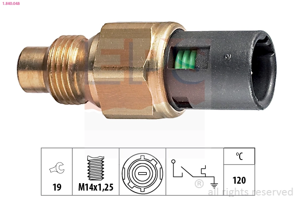 Temperature Switch, coolant warning lamp