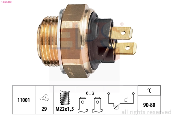 Temperature Switch, radiator fan
