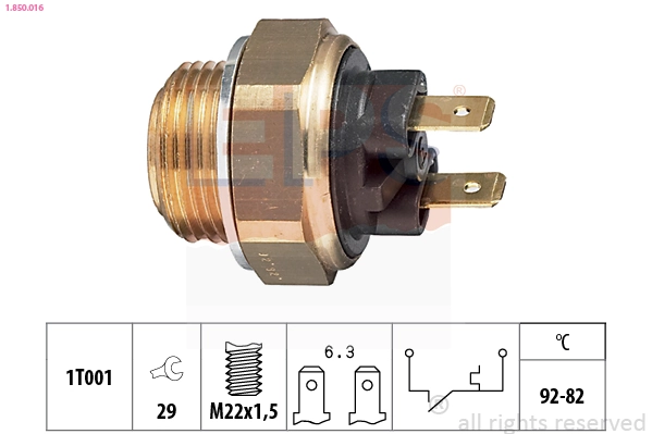 Temperature Switch, radiator fan