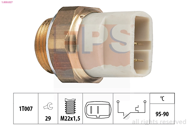 Temperature Switch, radiator fan