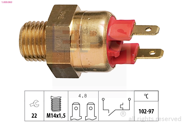 Temperature Switch, radiator fan