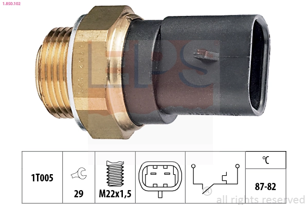 Temperature Switch, radiator fan