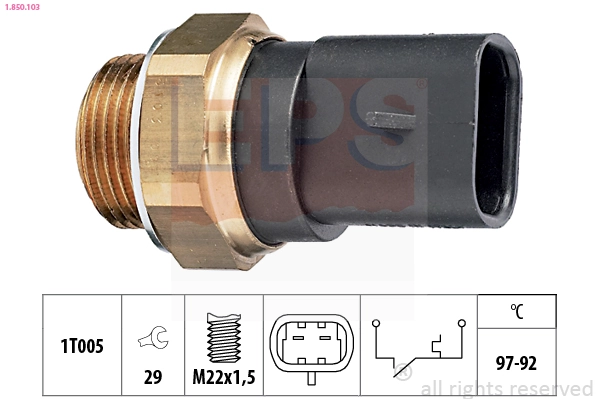 Temperature Switch, radiator fan