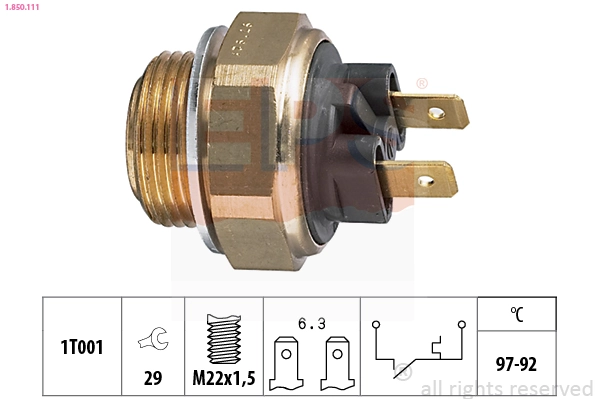 Temperature Switch, radiator fan