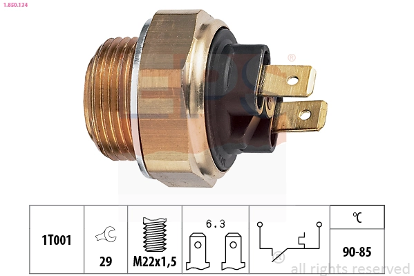 Temperature Switch, radiator fan