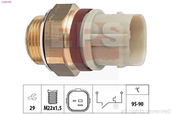 Temperature Switch, radiator fan
