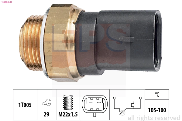 Temperature Switch, radiator fan