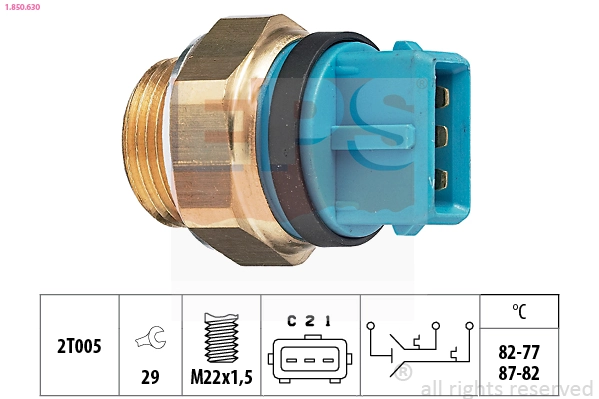 Temperature Switch, radiator fan