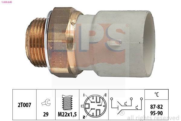 Temperature Switch, radiator fan
