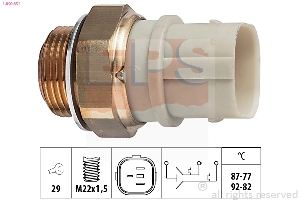 Temperature Switch, radiator fan