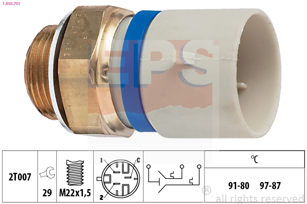 Temperature Switch, radiator fan