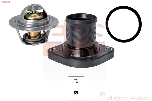Thermostat, coolant