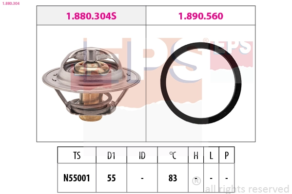 Thermostat, coolant