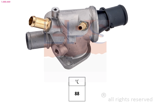 Thermostat, coolant