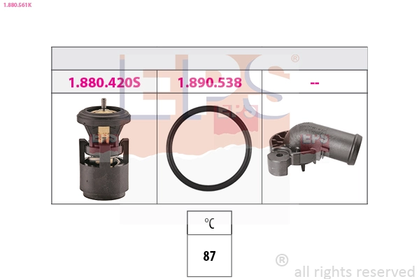 Thermostat, coolant
