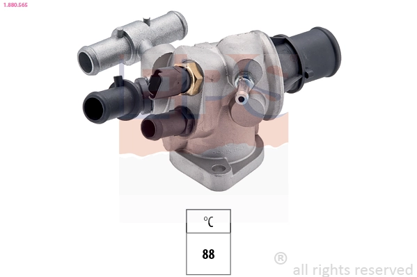 Thermostat, coolant