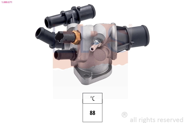 Thermostat, coolant