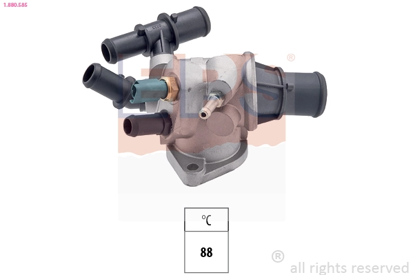 Thermostat, coolant