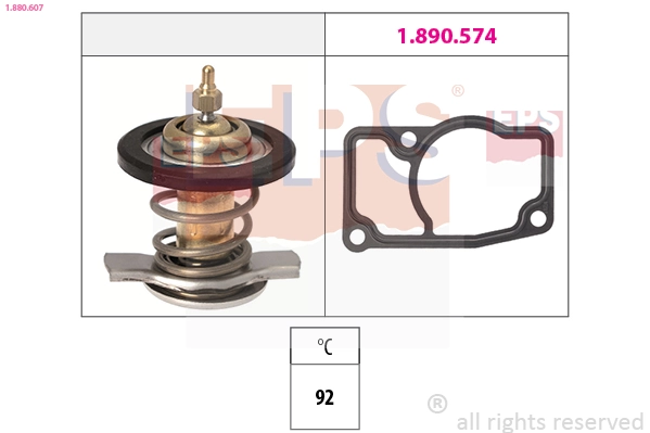 Thermostat, coolant