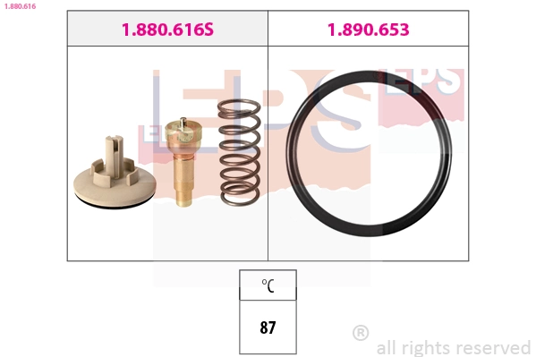 Thermostat, coolant