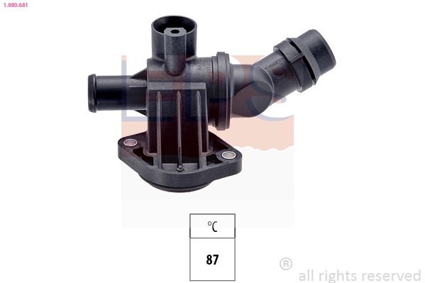Thermostat, coolant