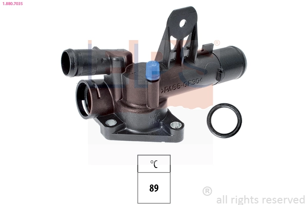 Thermostat, coolant