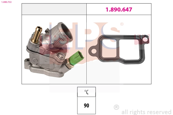 Thermostat, coolant