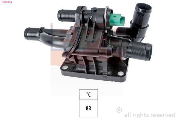 Thermostat, coolant