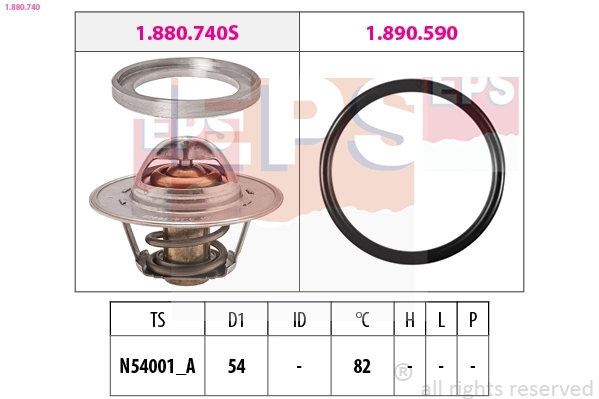 Thermostat, coolant
