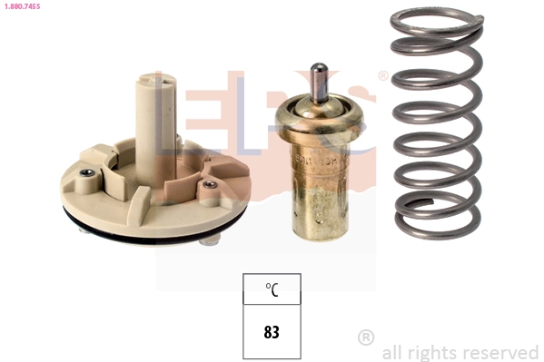 Thermostat, coolant